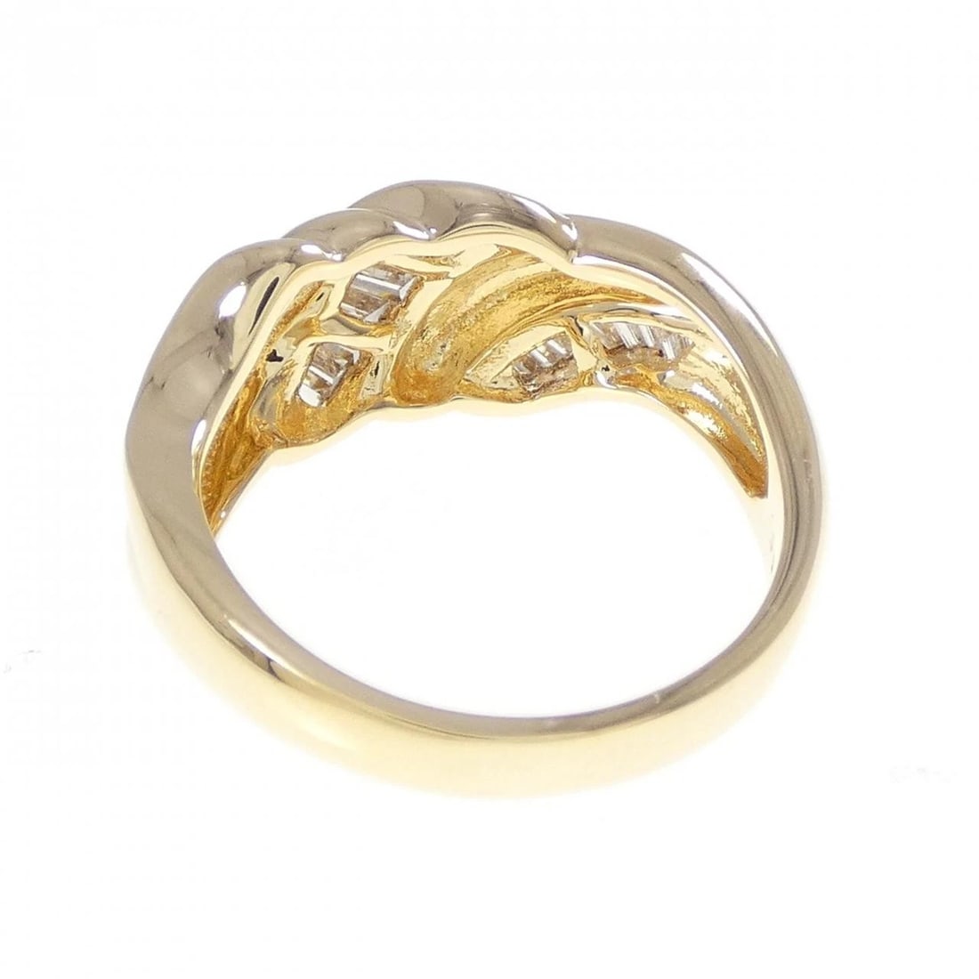K18YG DIAMOND RING - 2