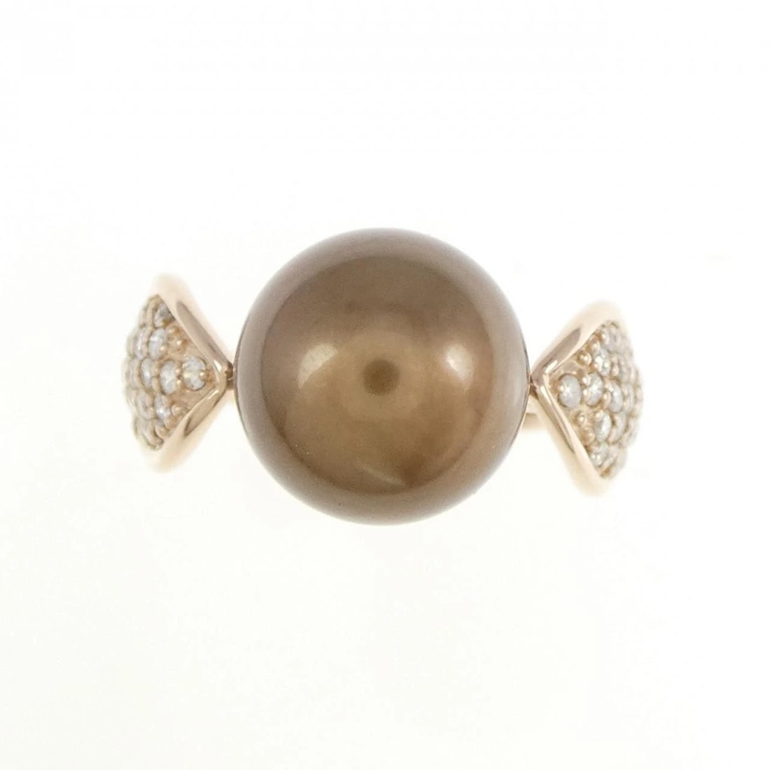 K18PG BLACK PEARL RING - 2