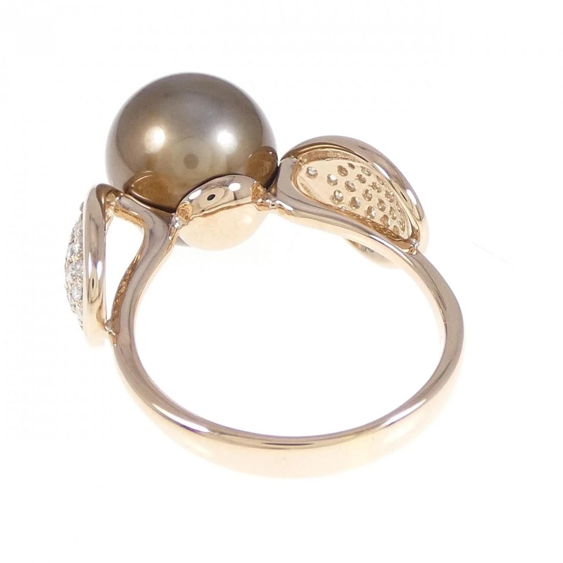 K18PG BLACK PEARL RING - 3