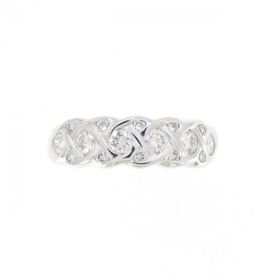 K18WG DIAMOND RING: K18WG Diamond Ring Brand: Unbranded Type: Diamond ring Material: K18WG, Main Stone/Creation Natural Color: White Gold Size: US 5.5 Accessories: None Accessories Notice: When purchasing pre-owned