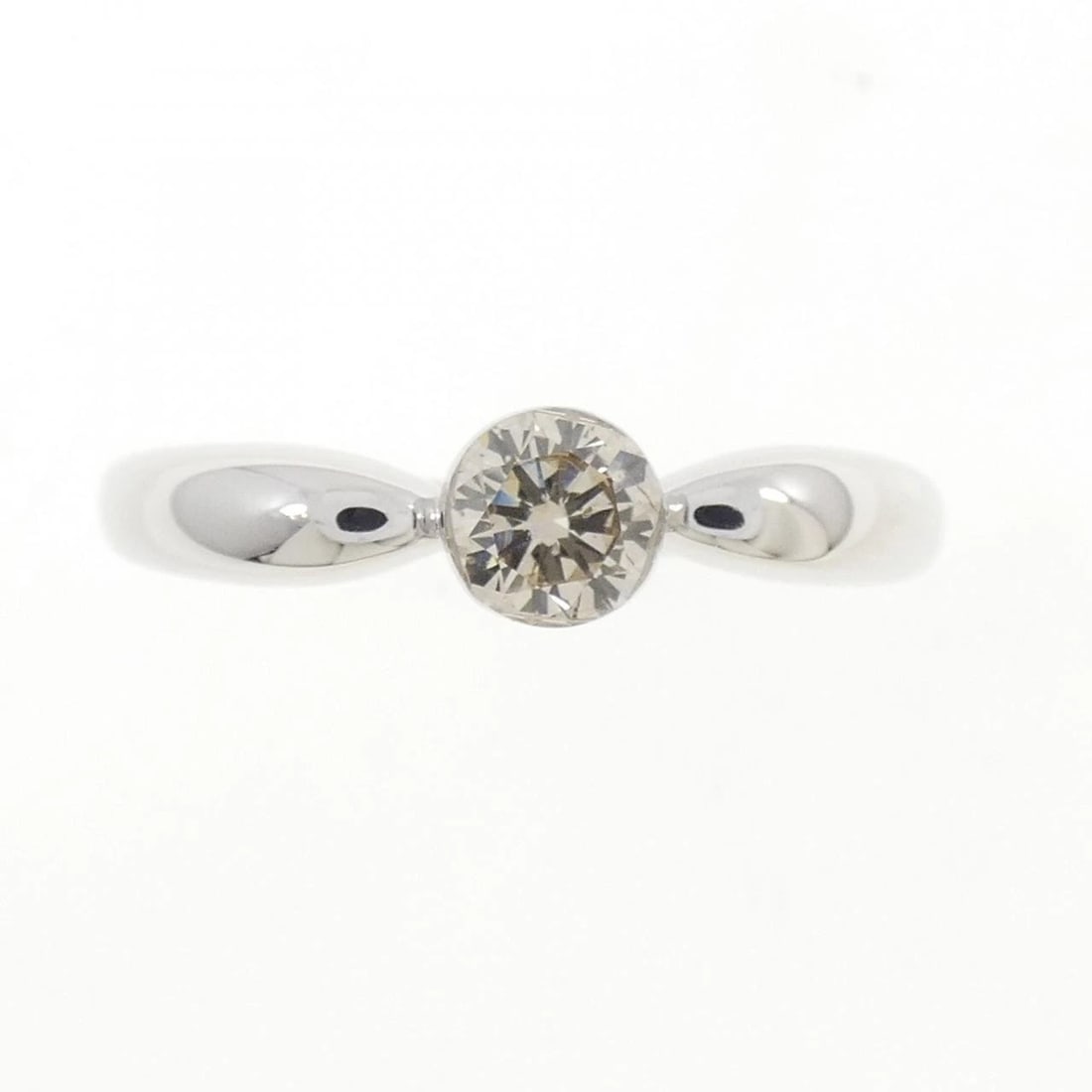 K18WG DIAMOND RING - 2