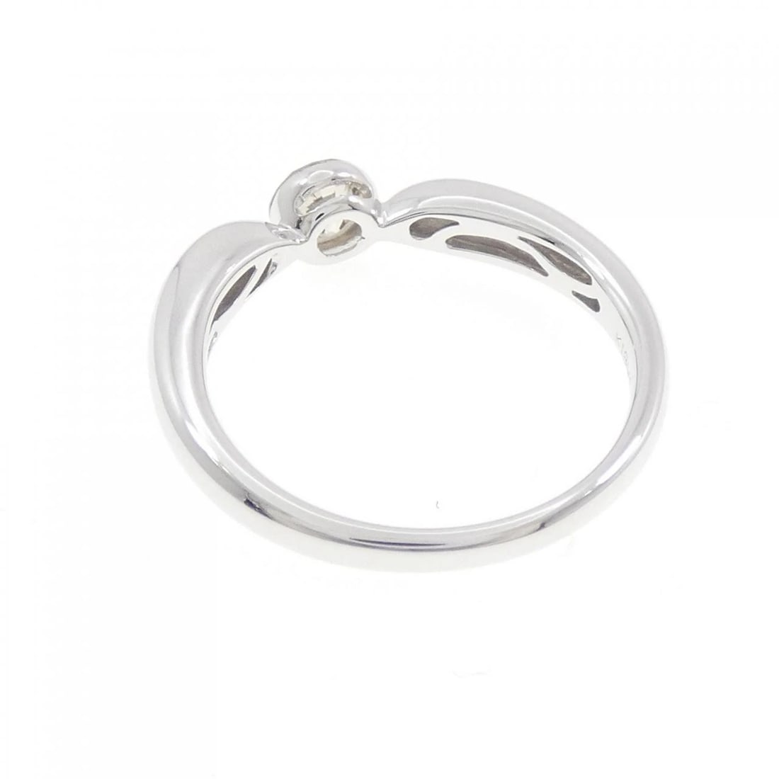 K18WG DIAMOND RING - 3