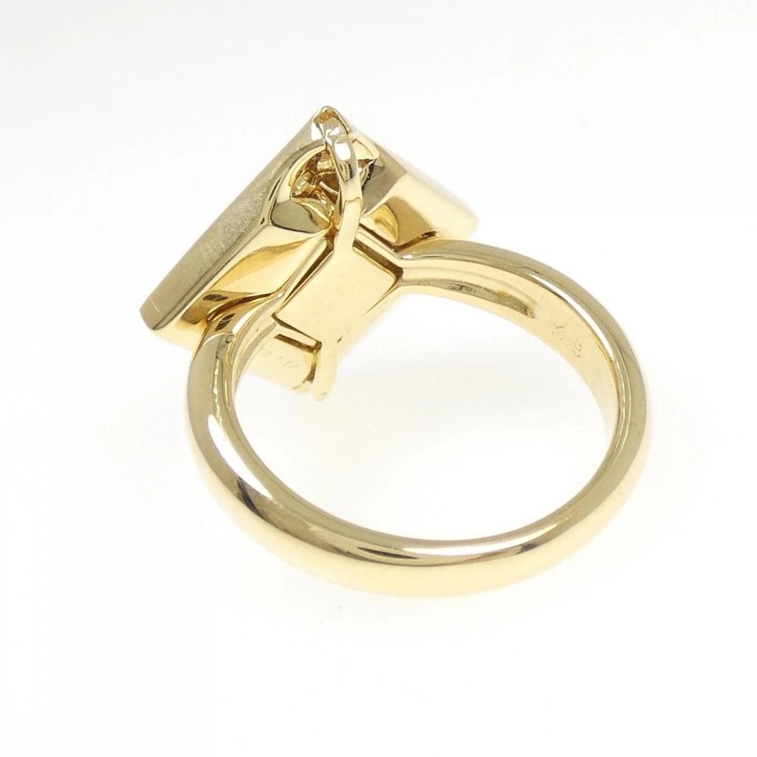 K18YG DIAMOND RING - 3