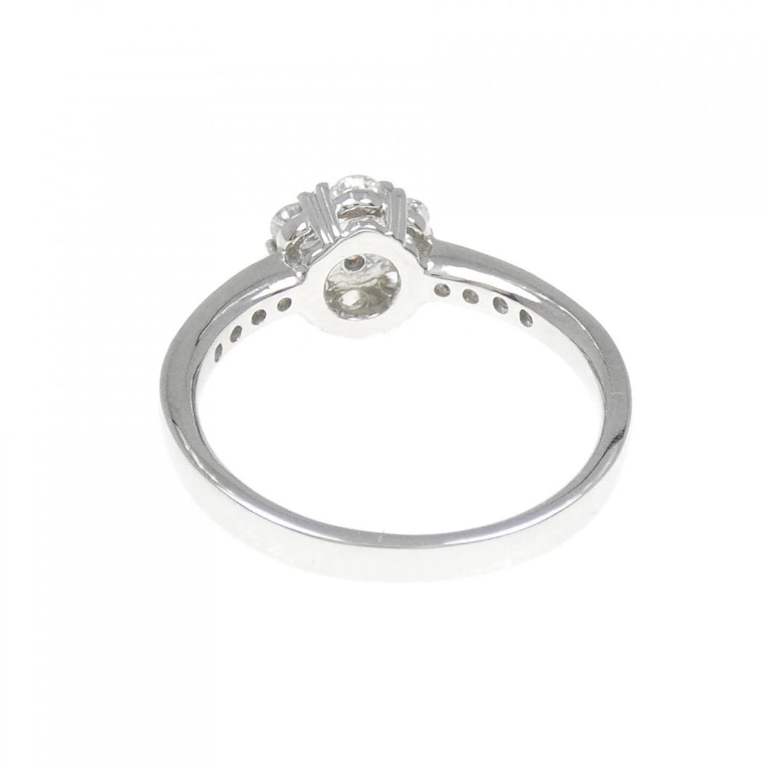 PT900 FLOWER DIAMOND RING - 2
