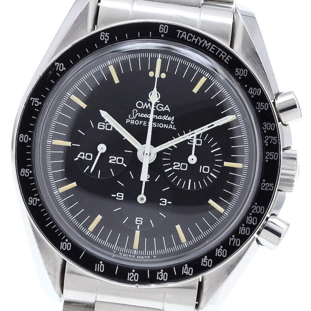 OMEGA SPEEDMASTER PROFESSIONAL MOON WATCH HW MEN'S WATCH: OMEGA Speedmaster Professional Moon Watch HW Men's Watch Brand: OMEGA Type: Wristwatch Material: Band Material Stainless Steel, Case Material Stainless Steel / Stainless Steel Color: Band Color