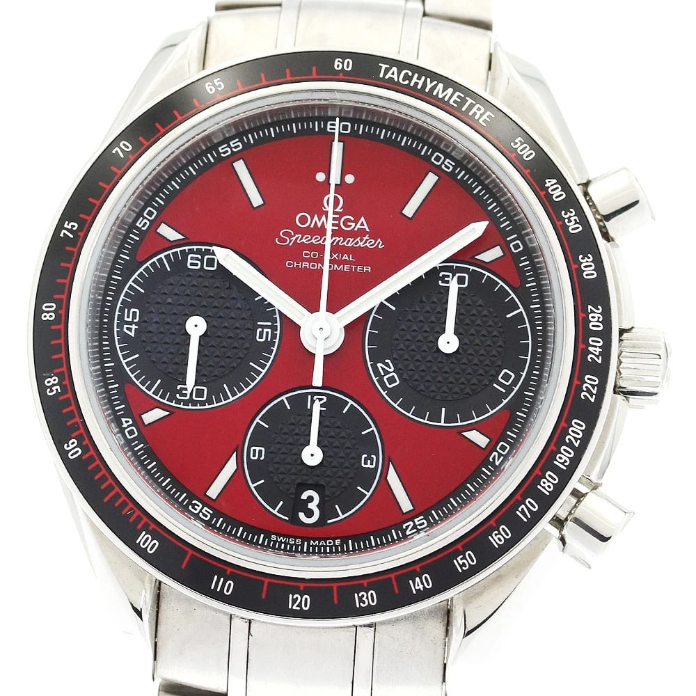 OMEGA SPEEDMASTER CHRONOGRAPH AUTOMATIC WATCH: OMEGA Speedmaster Chronograph Automatic Watch Brand: OMEGA Type: Wristwatch Material: Band Material Stainless Steel, Case Material Stainless Steel / Stainless Steel Color: Band Color Silver, Dial Colo