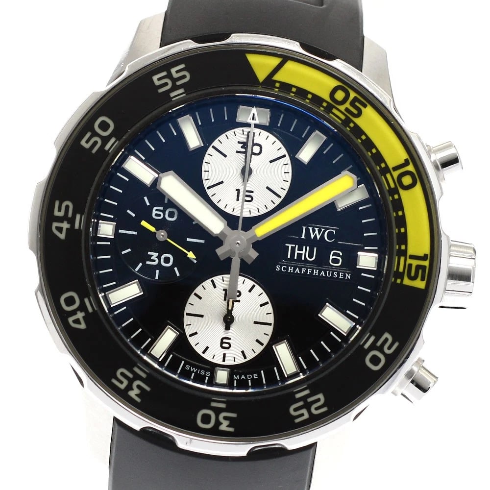 IWC SCHAFFHAUSEN AQUA TIMER DATE AUTOMATIC WATCH (1 of 2)