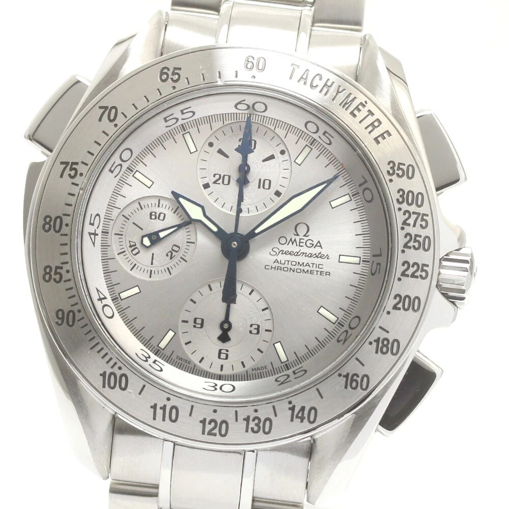 OMEGA SPEEDMASTER SPLIT CHRONOGRAPH AUTOMATIC WATCH: OMEGA Speedmaster Split Chronograph Automatic Watch Brand: OMEGA Type: Wristwatch Material: Band Material Stainless Steel, Case Material stainless Steel /stainless steel Color: Band Color Silver, Dial