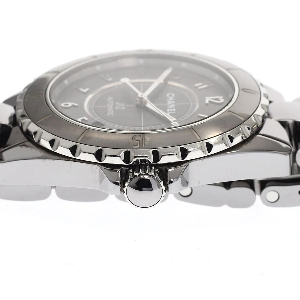 CHANEL CHROMATIC DATE GRAY DIAL AUTOMATIC WATCH - 4