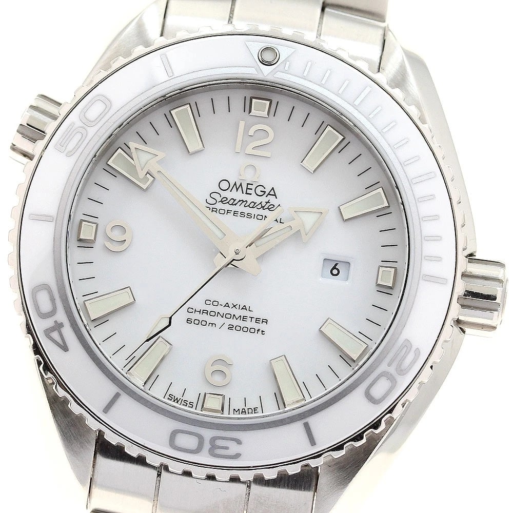 OMEGA SEAMASTER PLANET OCEAN AUTOMATIC WATCH: OMEGA Seamaster Planet Ocean Automatic Watch Brand: OMEGA Type: Wristwatch Material: Band Material Stainless Steel, Case Material Stainless Steel / Stainless Steel Color: Band Color Silver, Dial