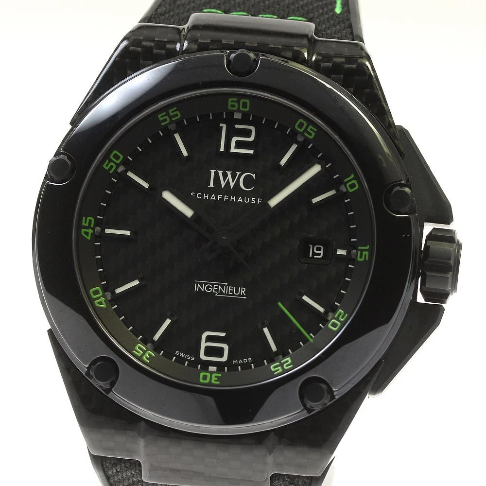 IWC SCHAFFHAUSEN INGENIEUR CARBON PERFORMANCE AUTO WATCH: IWC SCHAFFHAUSEN Ingenieur Carbon Performance Auto Watch Brand: IWC SCHAFFHAUSEN Type: Wristwatch Material: Band Material rubber, Case Material Stainless Steel / rubber Color: Band Color black, Dial C