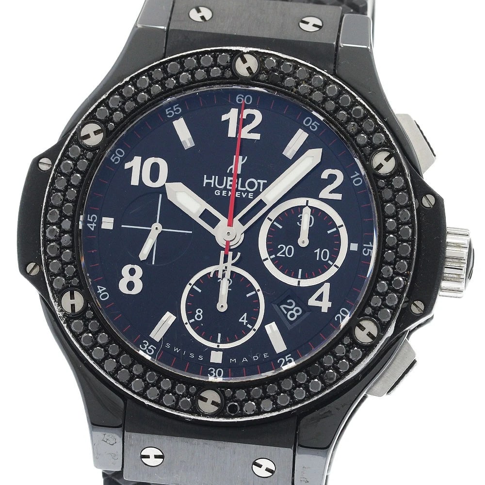 HUBLOT BIG BANG BLACK MAGIC DATE AUTOMATIC WATCH: HUBLOT Big Bang Black Magic Date Automatic Watch Brand: HUBLOT Type: Wristwatch Material: Band Material rubber, Case Material Titanium / ceramic / rubber Color: Band Color black, Dial Color black,