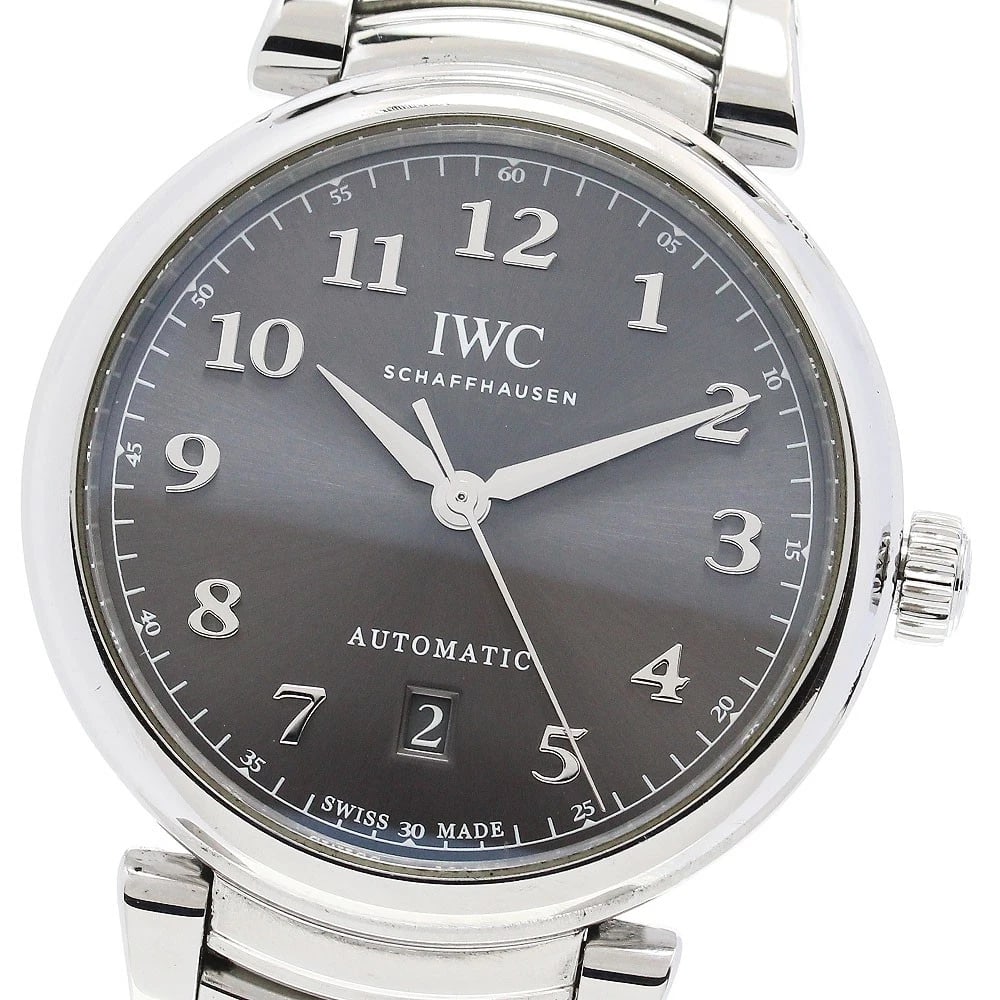 IWC SCHAFFHAUSEN DA VINCI DATE GRAY DIAL AUTOMATIC WATCH: IWC SCHAFFHAUSEN Da Vinci Date gray Dial Automatic Watch Brand: IWC SCHAFFHAUSEN Type: Wristwatch Material: Band Material Stainless Steel, Case Material Stainless Steel / Stainless Steel Color: Band