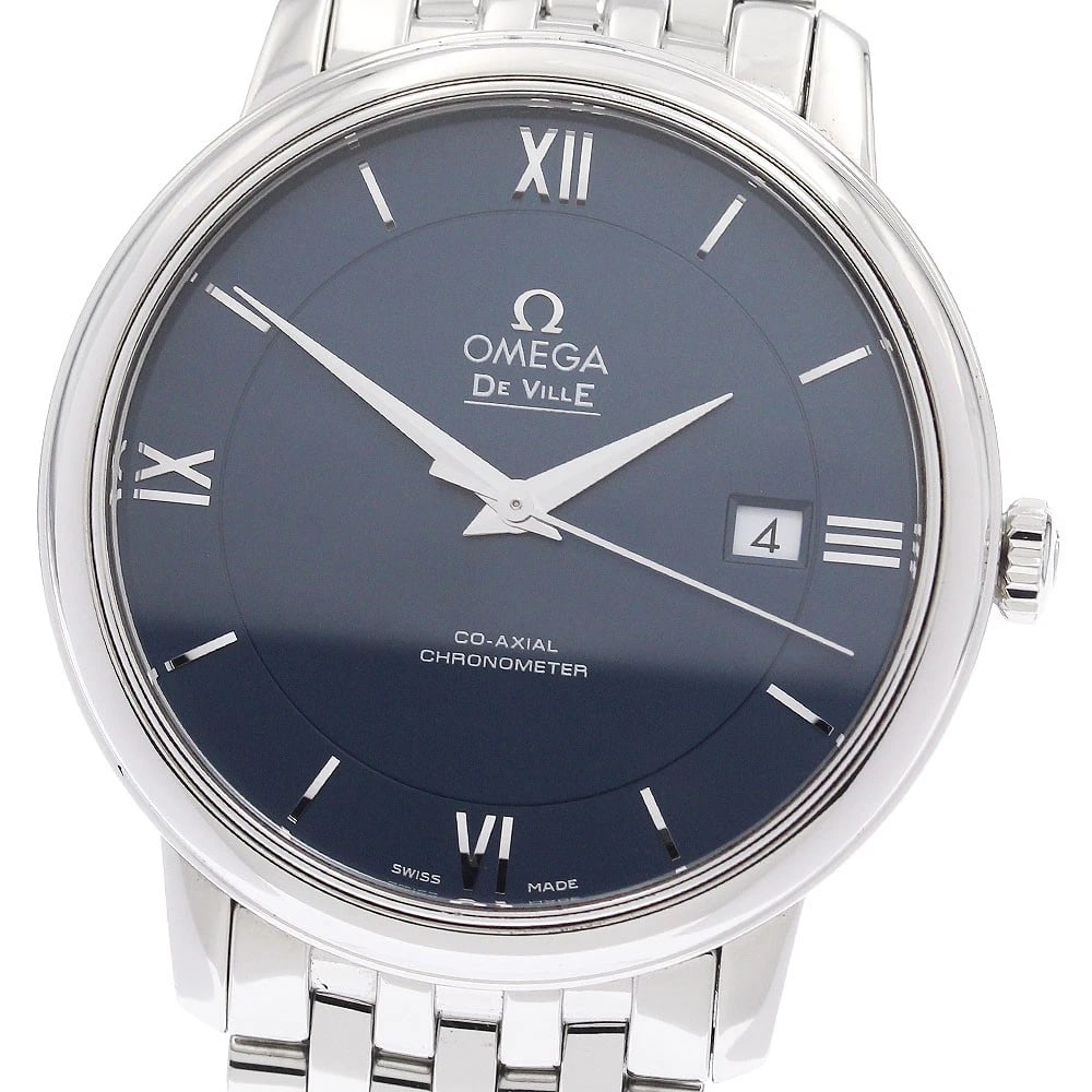 OMEGA DE VILLE PRESTIGE COAXIAL AUTOMATIC WATCH: OMEGA De Ville Prestige Coaxial Automatic Watch Brand: OMEGA Type: Wristwatch Material: Band Material Stainless Steel, Case Material Stainless Steel / Stainless Steel Color: Band Color Silver, Dial Co
