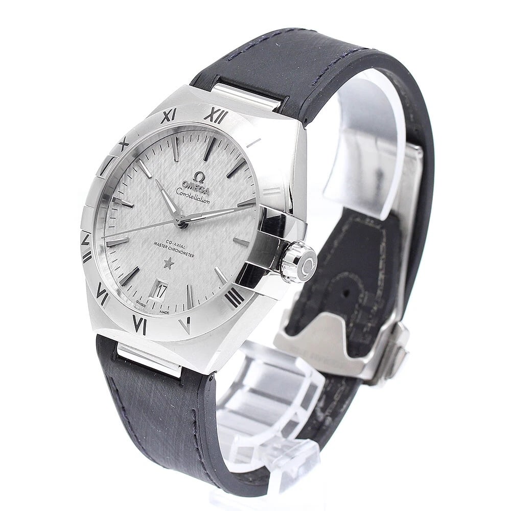 OMEGA CONSTELLATION DATE SILVER AUTOMATIC WATCH - 2