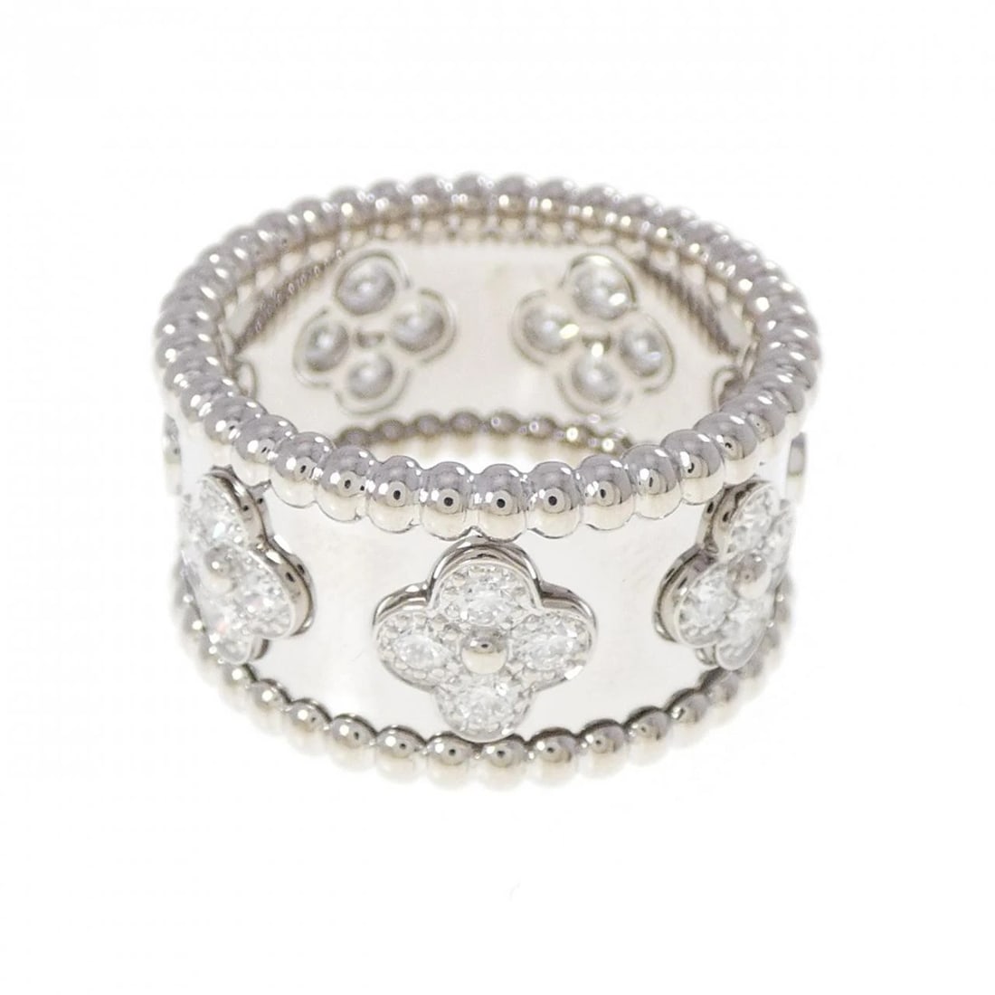 VAN CLEEF & ARPELS PERLEE CLOVER SMALL RING - 2