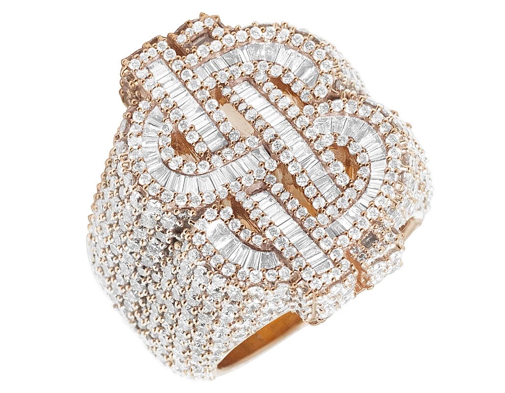 SIGN EGL CERTIFIED BAGUETTE DIAMOND 10K ROSE GOLD: Sign EGL Certified Baguette Diamond 10k Rose Gold Brand: None Type: Ring Material: 10k Rose Gold, Color: Rose Gold Size: 10 US Accessories: None Accessories Notice: When purchasing pre-own