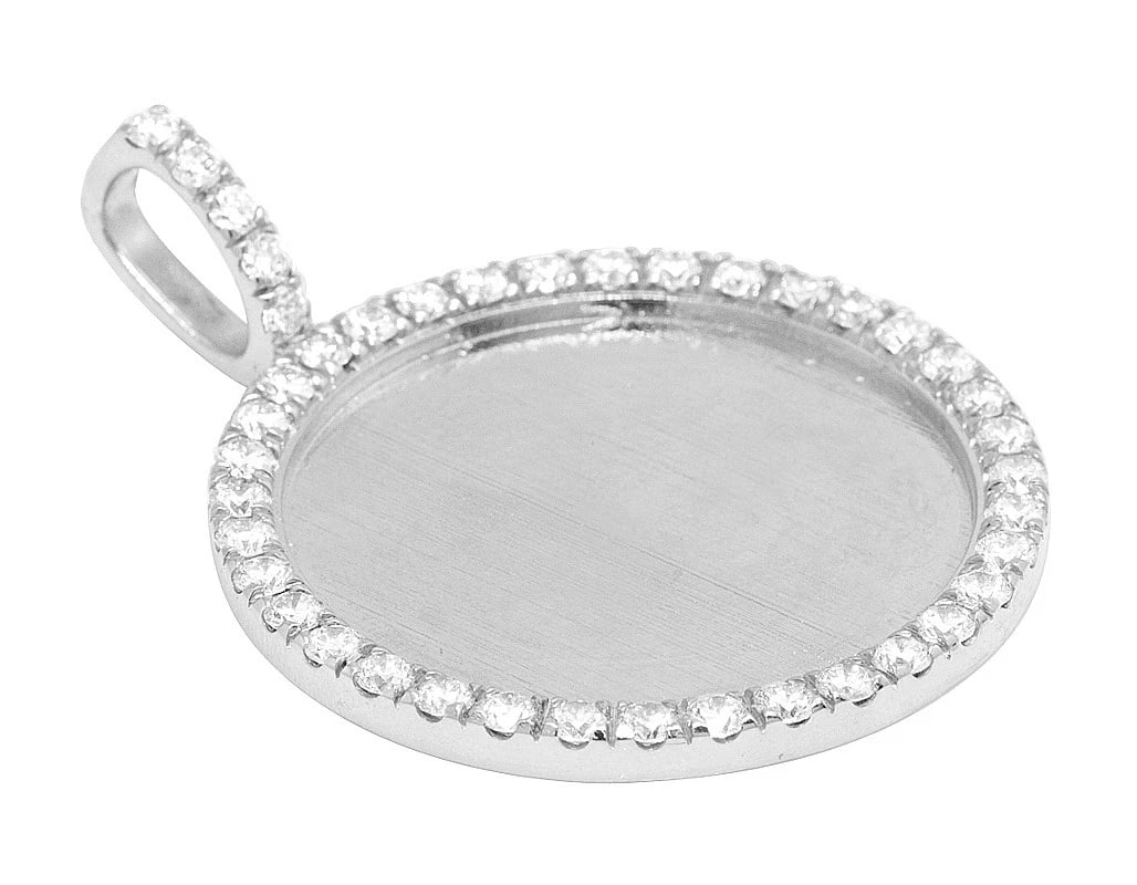 10K GOLD 20 POINTER DIAMOND MEMORY PENDANT - 2