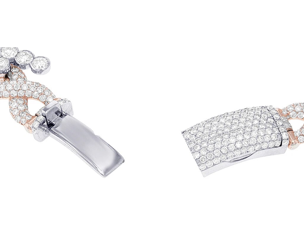 CROSS 17 POINTER SOLITAIRE DIAMOND INFINITY BRACELET - 2