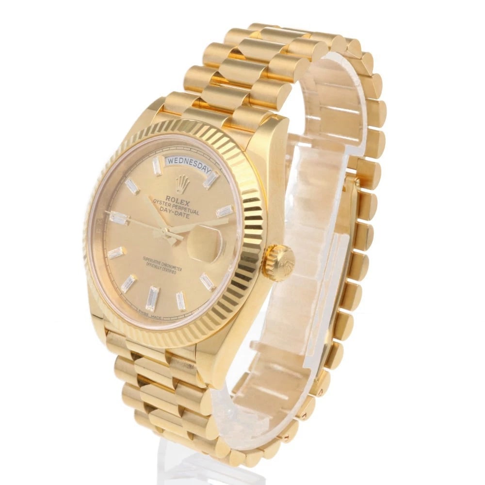 ROLEX DAY DATE WATCHES K18 YELLOW GOLD WATCH - 2