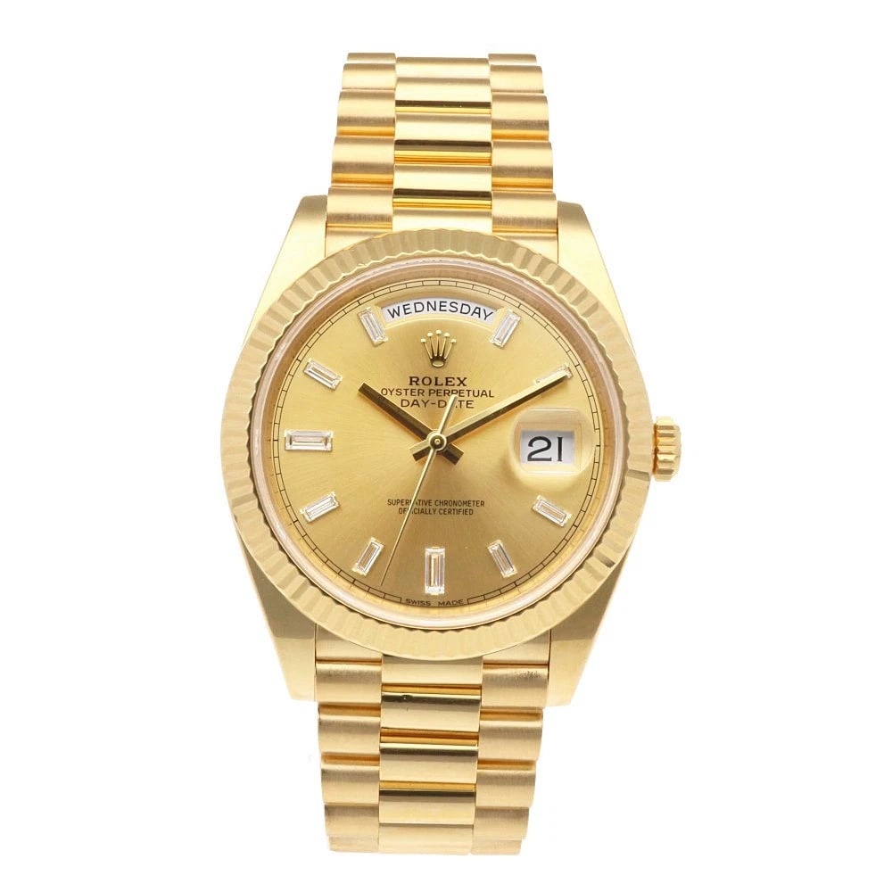 ROLEX DAY DATE WATCHES K18 YELLOW GOLD WATCH - 4