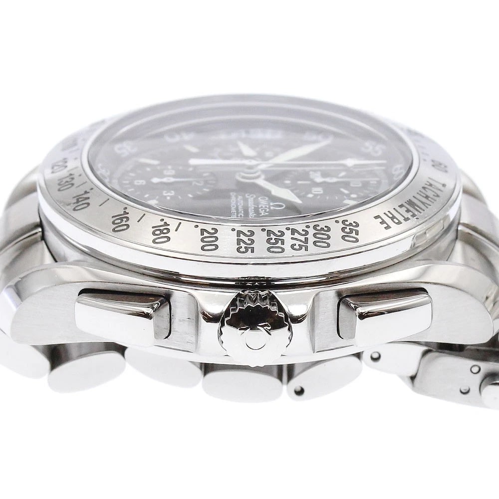 OMEGA SPEEDMASTER SPLIT BLACK AUTOMATIC WATCH - 4