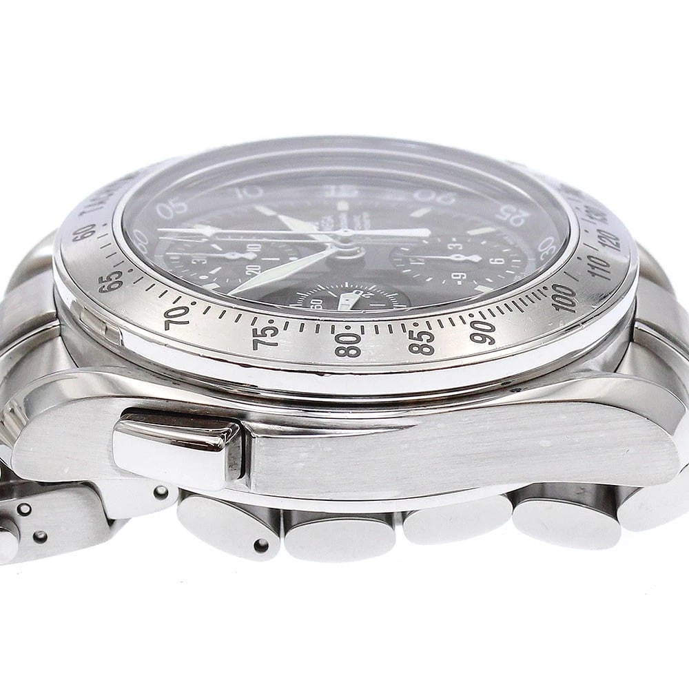 OMEGA SPEEDMASTER SPLIT BLACK AUTOMATIC WATCH - 5