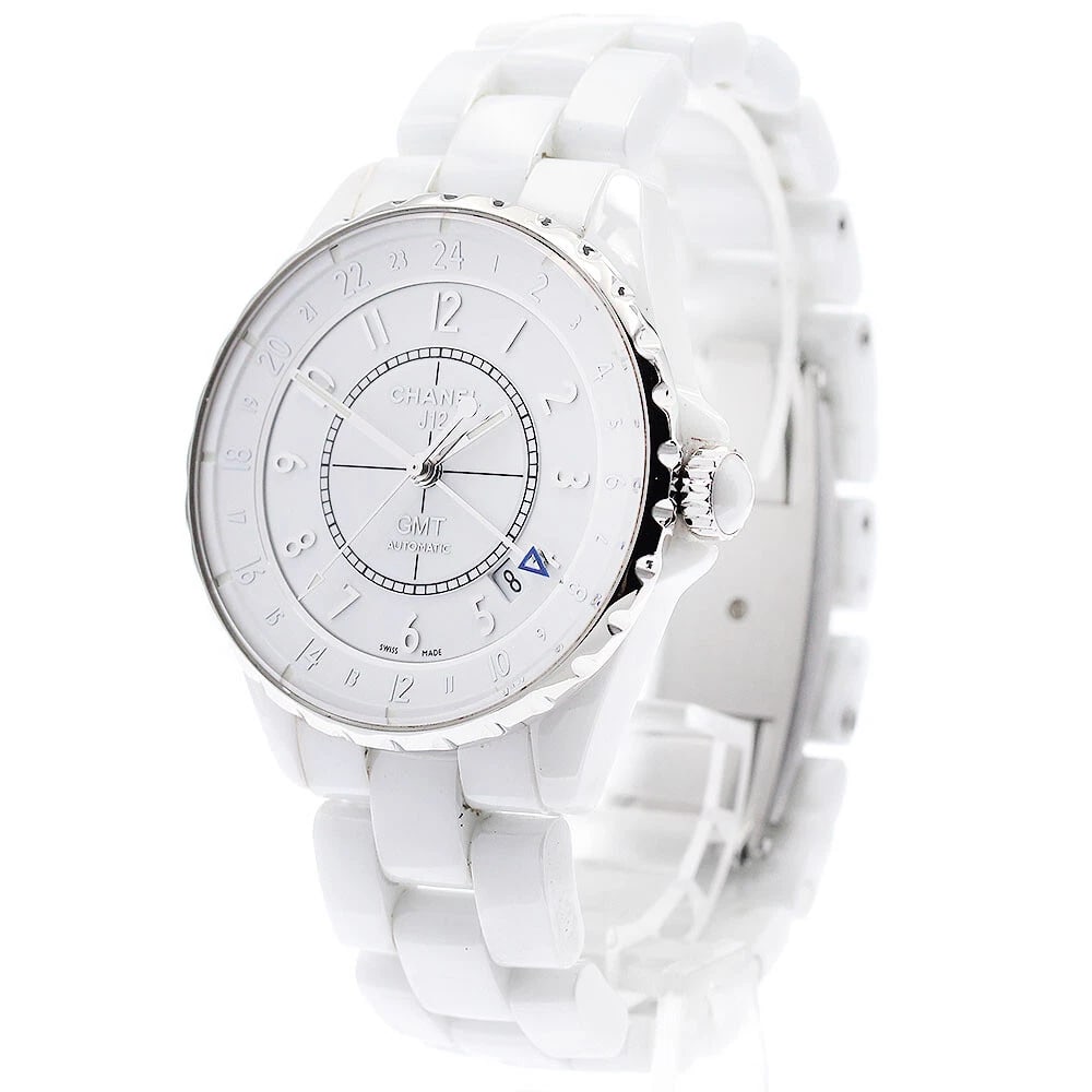 CHANEL J12 WHITE AUTOMATIC WATCH - 2