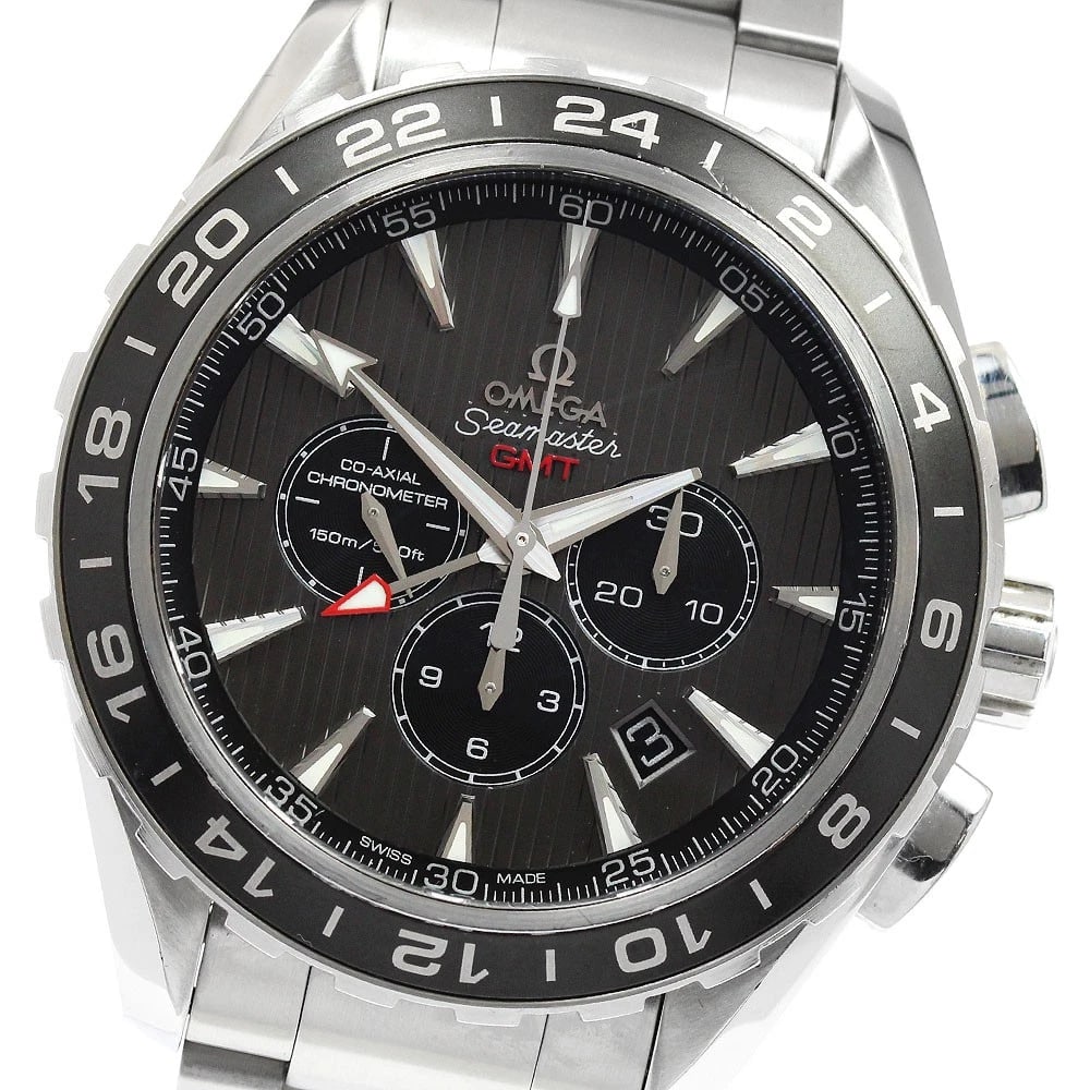 OMEGA SEAMASTER AQUA TERRA AUTOMATIC WATCH: OMEGA Seamaster Aqua Terra Automatic Watch Brand: OMEGA Type: Wristwatch Material: Band Material Stainless Steel, Case Material Stainless Steel / Stainless Steel Color: Band Color Silver, Dial Color G