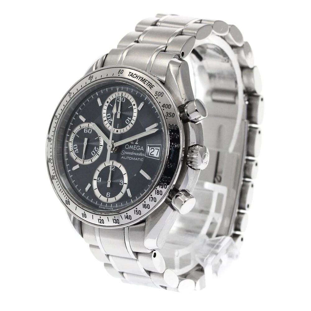OMEGA SPEEDMASTER DATE GRAY DIAL AUTOMATIC WATCH - 2
