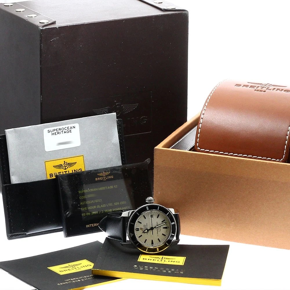 BREITLING SUPEROCEAN HERITAGE DATE AUTOMATIC WATCH - 2