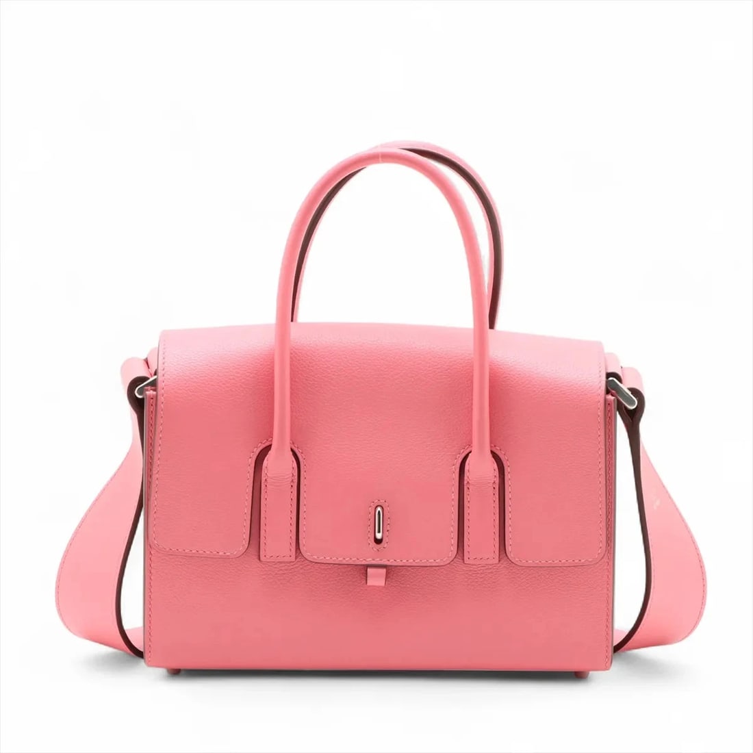 HERMES NEW DRUG VOYVER COLOR ROSE AZALEE: Hermes New Drug VOYVER COLOR Rose Azalee Brand: Hermès Type: Hand bag Material: VOYVER COLOR Color: Rose Azalee Size: Height:6.1inch Length:8.7inch Depth:3.1inch Handle height:3.0inch Accessories: