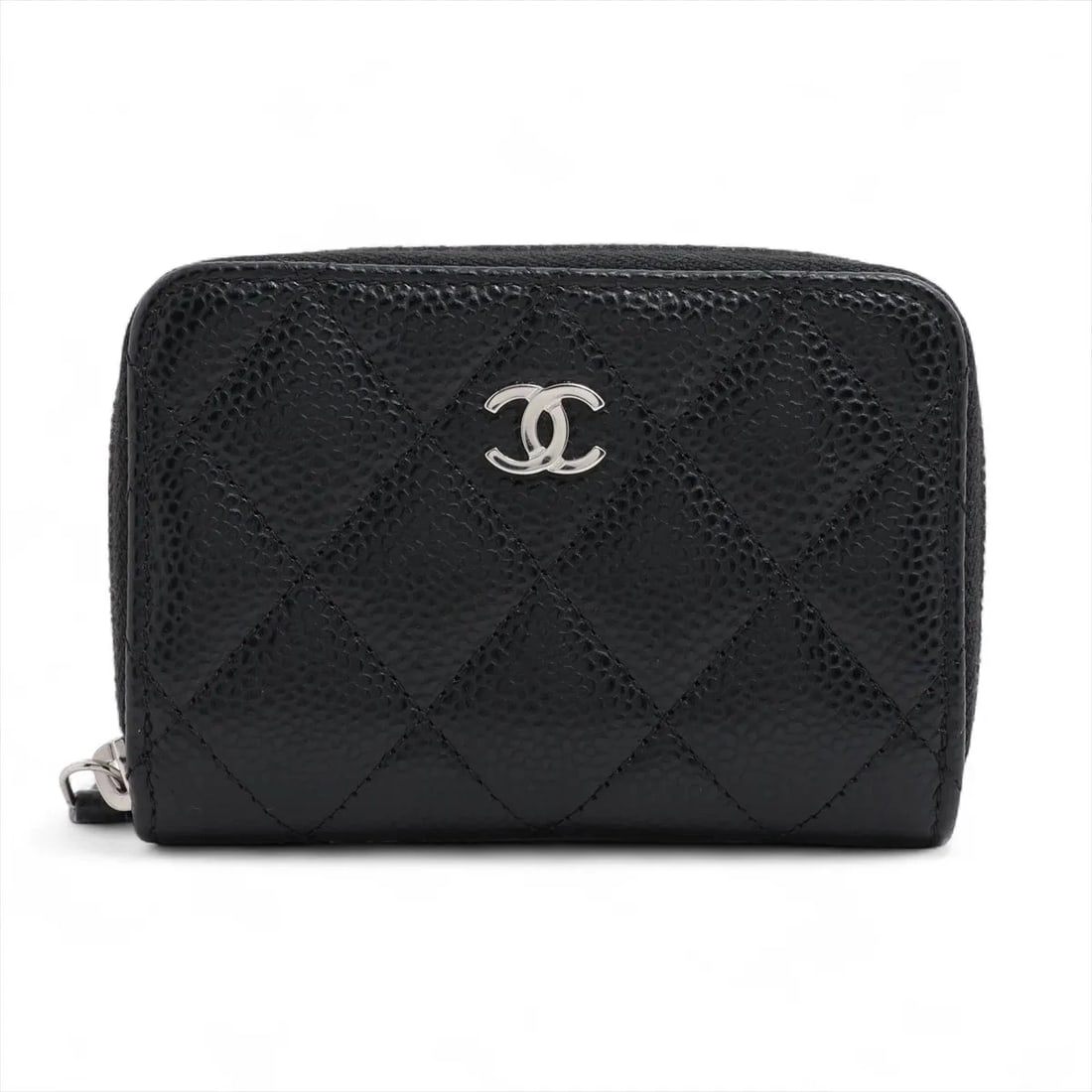 CHANEL MATELASSE CAVIAR SKIN COIN PURSE BLACK (1 of 2)