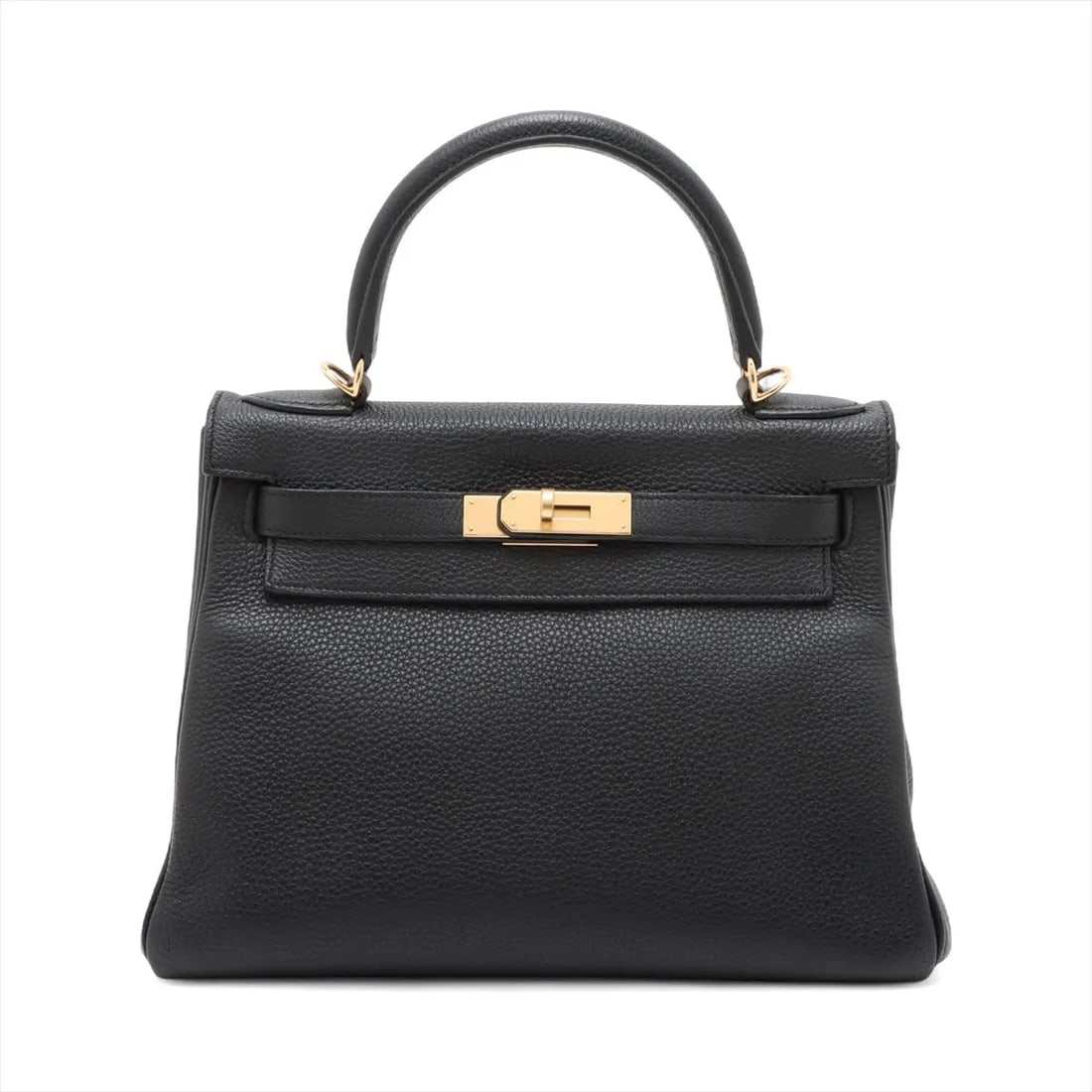 HERMES KELLY 28 LE TOURNAY VERSO TAURILLON CLEMENCE: Hermes Kelly 28 Le Tournay Verso Taurillon Clemence Brand: Hermès Type: Hand bag Material: Taurillon Clemence Color: Black x grimhuette Size: Height:7.9inch Length:11.0inch Depth:4.7inch Handle heigh