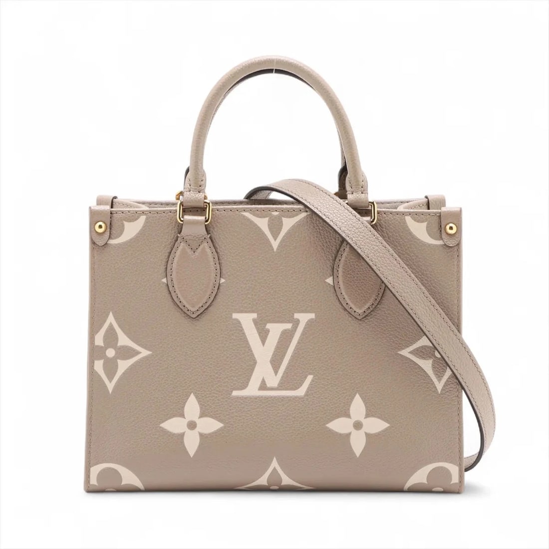 LOUIS VUITTON BICOLOR MONOGRAM EMPREINTE BEIGE (1 of 7)