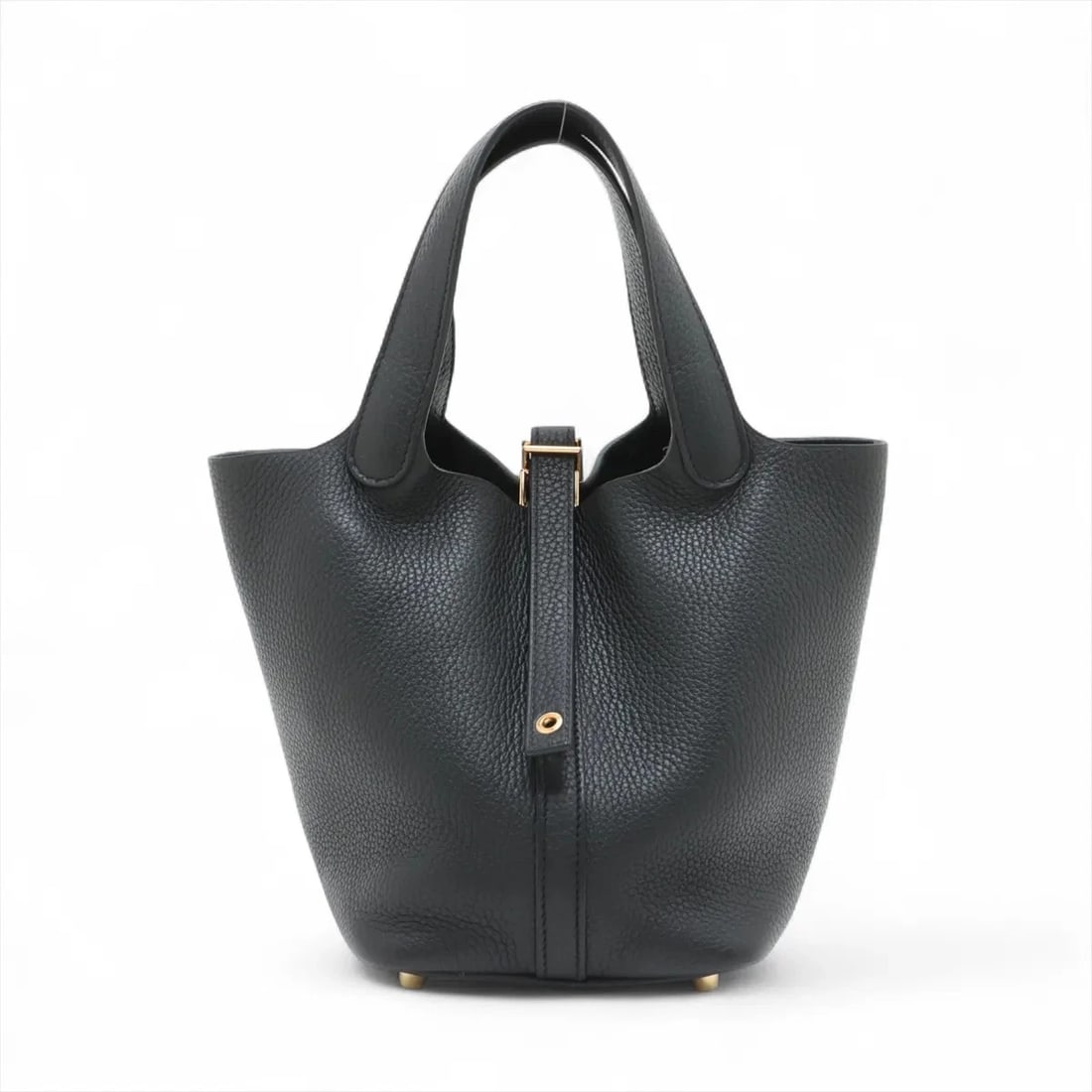 HERMES PICOTIN LOCK 18 PM TAURILLON CLEMENCE BLACK: Hermes Picotin Lock 18 PM Taurillon Clemence Black Brand: Hermès Type: Hand bag Material: Taurillon Clemence Color: Black Size: Height:7.3inch Length:7.1inch Depth:5.3inch Handle height:4.9inch Ac