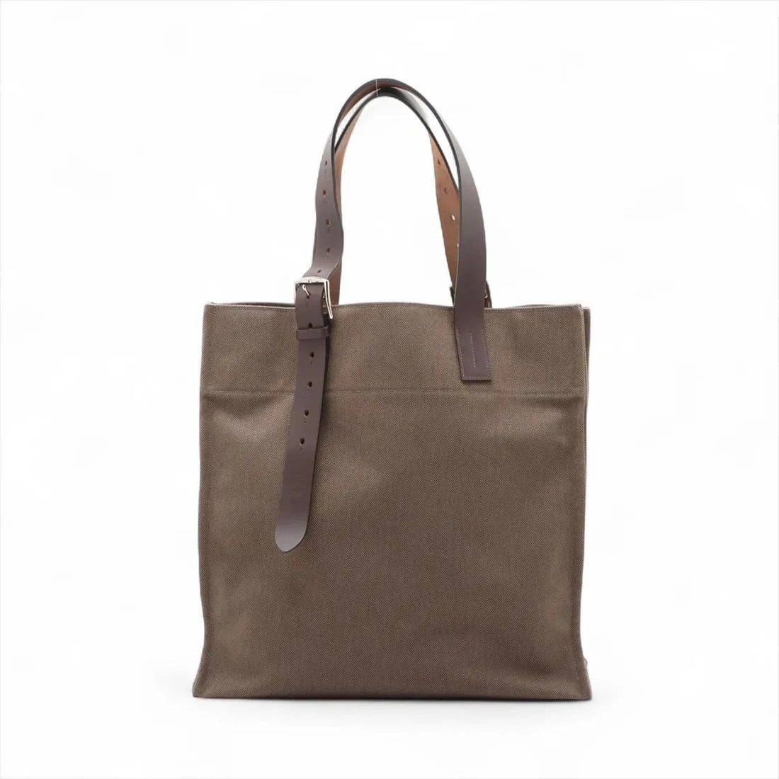HERMES ETRIVIERE TWARGOELANG X VASH HUNTER KHAKI: Hermes Etriviere Twargoelang x Vash Hunter Khaki Brand: Hermès Type: Tote bag Material: Toile Elaine & Vache hunter Color: Green Size: Height:15.4inch Length:15.9inch Depth:5.7inch Handle height:12.4