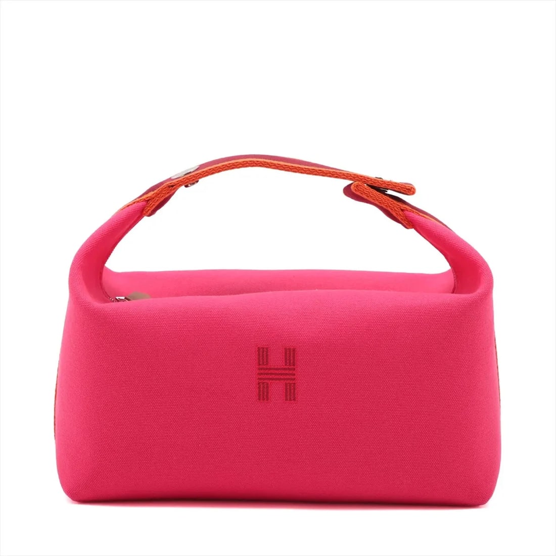 HERMES BRID A BLACK GM CANVAS PINK SILVER: Hermes Brid A Black GM canvas Pink Silver Brand: Hermès Type: Hand bag Material: canvas Color: Pink Size: Height:6.9inch Length:9.6inch Depth:5.9inch Handle height:3.1inch Accessories: None