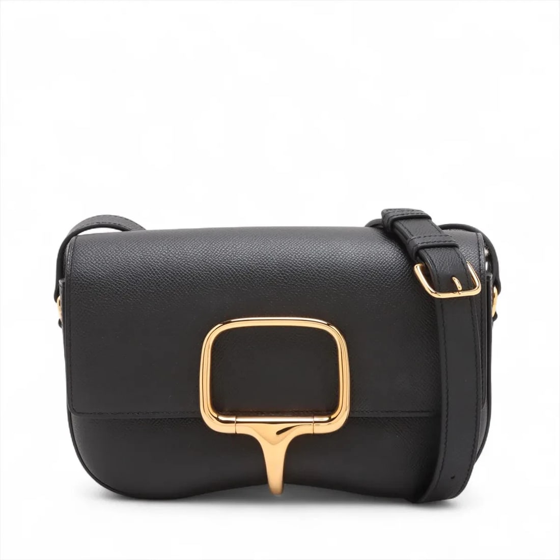 HERMES DELLA CAVALLERIA ELAN VEAU EPSOM BLACK: Hermes Della Cavalleria Elan Veau Epsom Black Brand: Hermès Type: Shoulder bag Material: Veau Epsom Color: Black Size: Height:5.5inchLength:8.7inchDepth:3.0inch Accessories: None Accessori