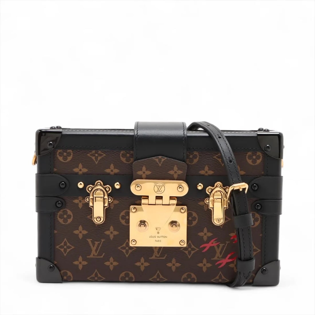 LOUIS VUITTON MONOGRAM PETITE MULL BROWN X BLACK (1 of 5)