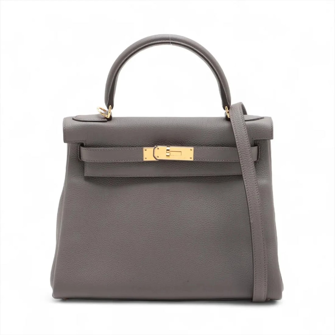 HERMES KELLY 28 LE TOURNAY TOGO VERT GRIS GOLD: Hermes Kelly 28 Le Tournay Togo Vert gris Gold Brand: Hermès Type: Hand bag Material: Togo Color: Vert gris Size: Height:8.1inch Length:10.6inch Depth:4.5inch Handle height:3.7inch Accessories: No