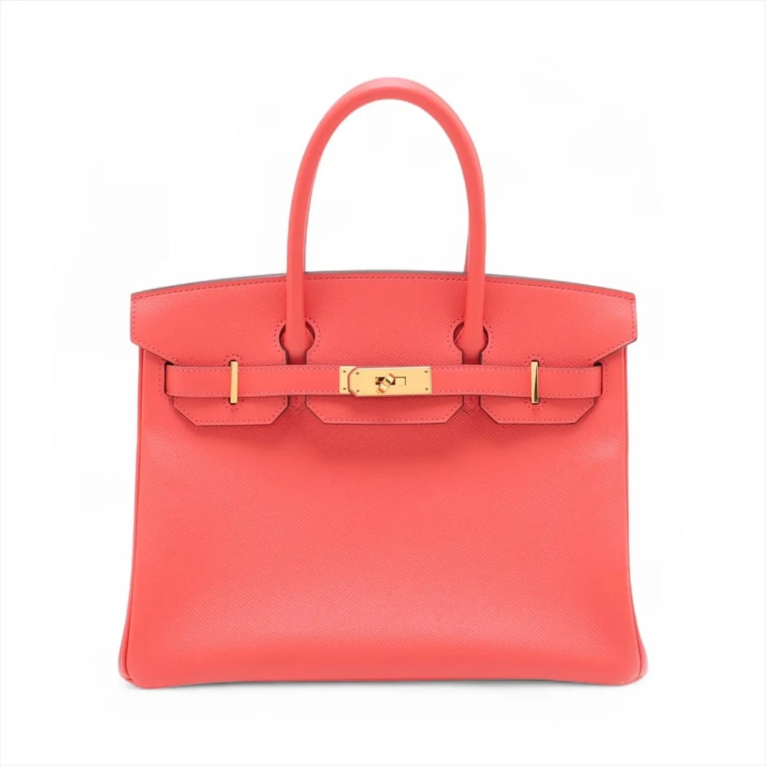 HERMES BIRKIN 30 LE TOURNAY VEAU EPSOM ROUGE: Hermes Birkin 30 Le Tournay Veau Epsom Rouge Brand: Hermès Type: Hand bag Material: Veau Epsom Color: Rouge pivoine Size: Height:8.9inch Length:11.8inch Depth:6.1inch Handle height:3.7inch Accesso