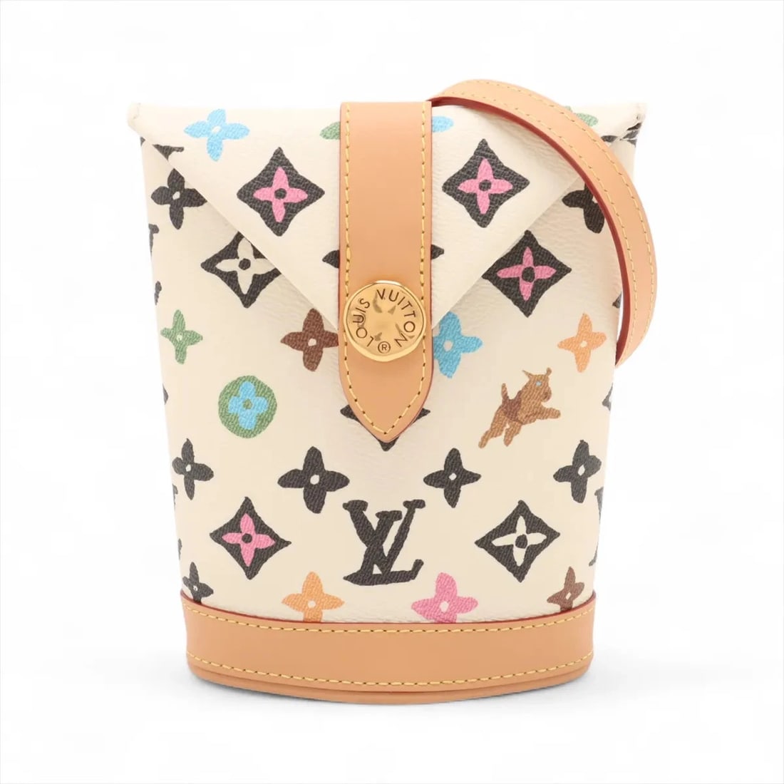 LOUIS VUITTON MONOGRAM CRAGGY ENVELOPE POUCH MULTICOLOR: Louis Vuitton monogram craggy envelope pouch Multicolor Brand: Louis Vuitton Type: Shoulder bag Material: none Color: Multicolor Size: Height:7.1inchLength:4.9inchDepth:3.0inch Accessories: None <