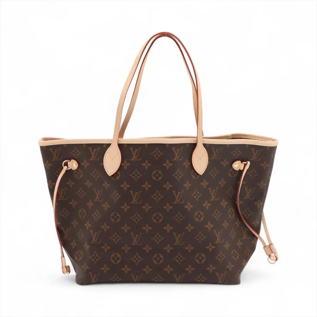 LOUIS VUITTON MONOGRAM NEVERFULL MM BROWN: Louis Vuitton Monogram Neverfull MM Brown Brand: Louis Vuitton Type: Tote bag Material: none Color: Brown Size: Height:10.8inch Length:12.2inch Depth:5.9inch Handle height:7.7inch Accessories: Non