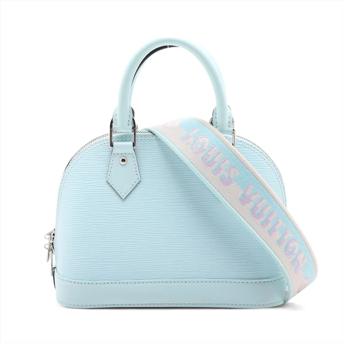 LOUIS VUITTON EPI ALMA BB BLUE: Louis Vuitton Epi Alma BB Blue Brand: Louis Vuitton Type: Hand bag Material: none Color: Blue Size: Height:6.7inch Length:9.1inch Depth:4.5inch Handle height:3.7inch Accessories: None Acce