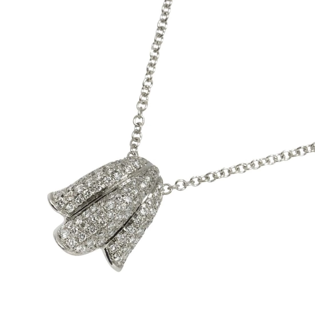 PIAGET MAGICAL GARDEN DIAMOND NECKLACE 18K WHITE GOLD: PIAGET Magical Garden Diamond Necklace 18K White Gold Brand: PIAGET Type: Necklace Material: 750 White Gold, Main Stone/Creation Natural Color: White Gold Size: internal circumference of the chain:18.