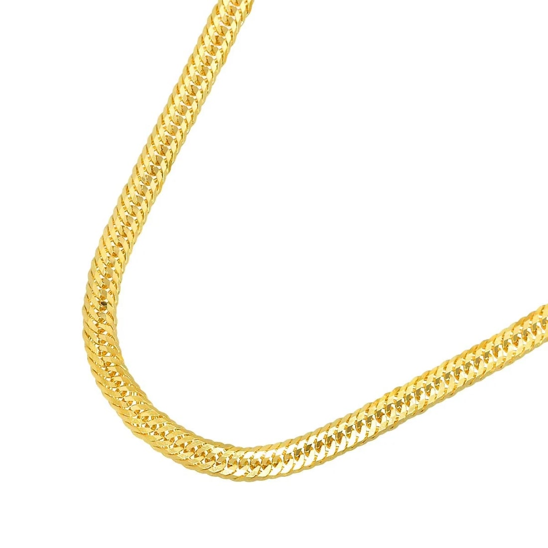 KIHEI CHAIN NECKLACE 18K YG: Kihei chain Necklace 18K YG Brand: Unbranded Type: Necklace Material: 750 Yellow Gold, Color: Gold Size: Inner circumference:15.9inch Width:(max.) 3.1mm Accessories: None Accessories Notic