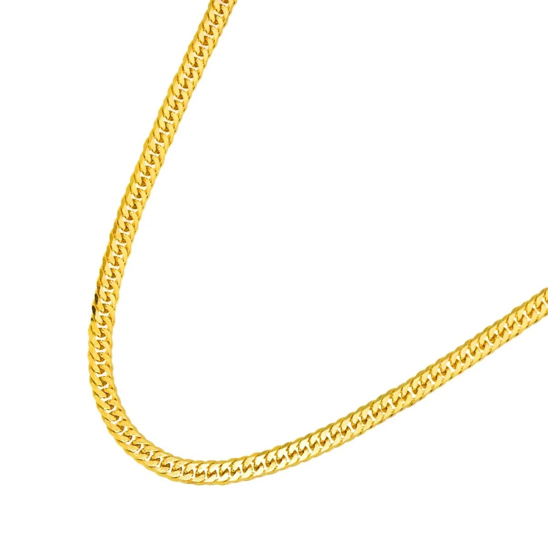 KIHEI CHAIN NECKLACE 18K YG: Kihei chain Necklace 18K YG Brand: Unbranded Type: Necklace Material: 750 Yellow Gold, Color: Gold Size: Inner circumference:19.7inch Width:(max.) 2.5mm Accessories: None Accessories Notice: When