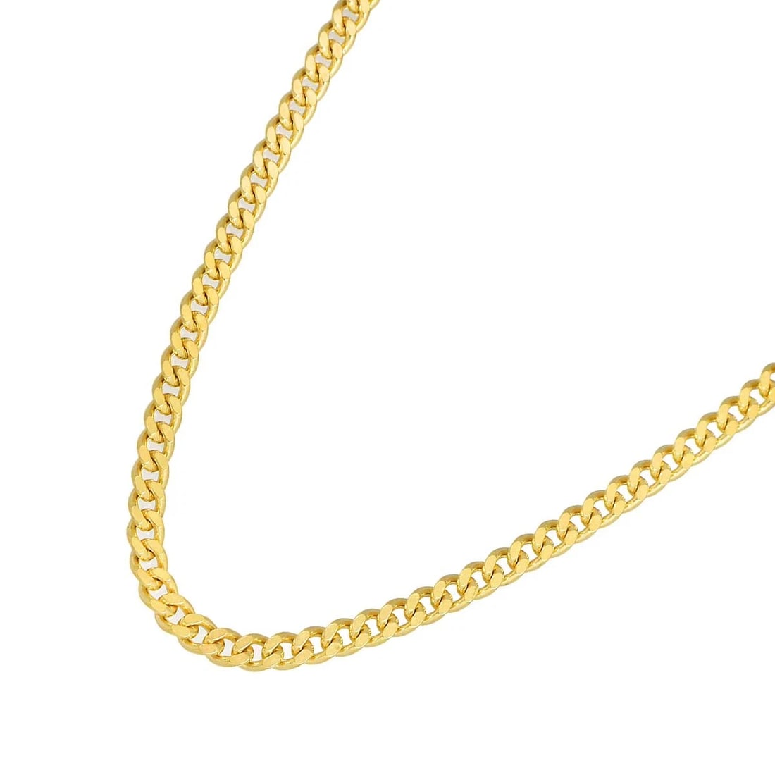 KIHEI CHAIN NECKLACE 18K YG: Kihei chain Necklace 18K YG Brand: Unbranded Type: Necklace Material: 750 Yellow Gold, Color: Gold Size: Inner circumference:19.7inch Width:(max.) 3.2mm Accessories: None Accessories Notic