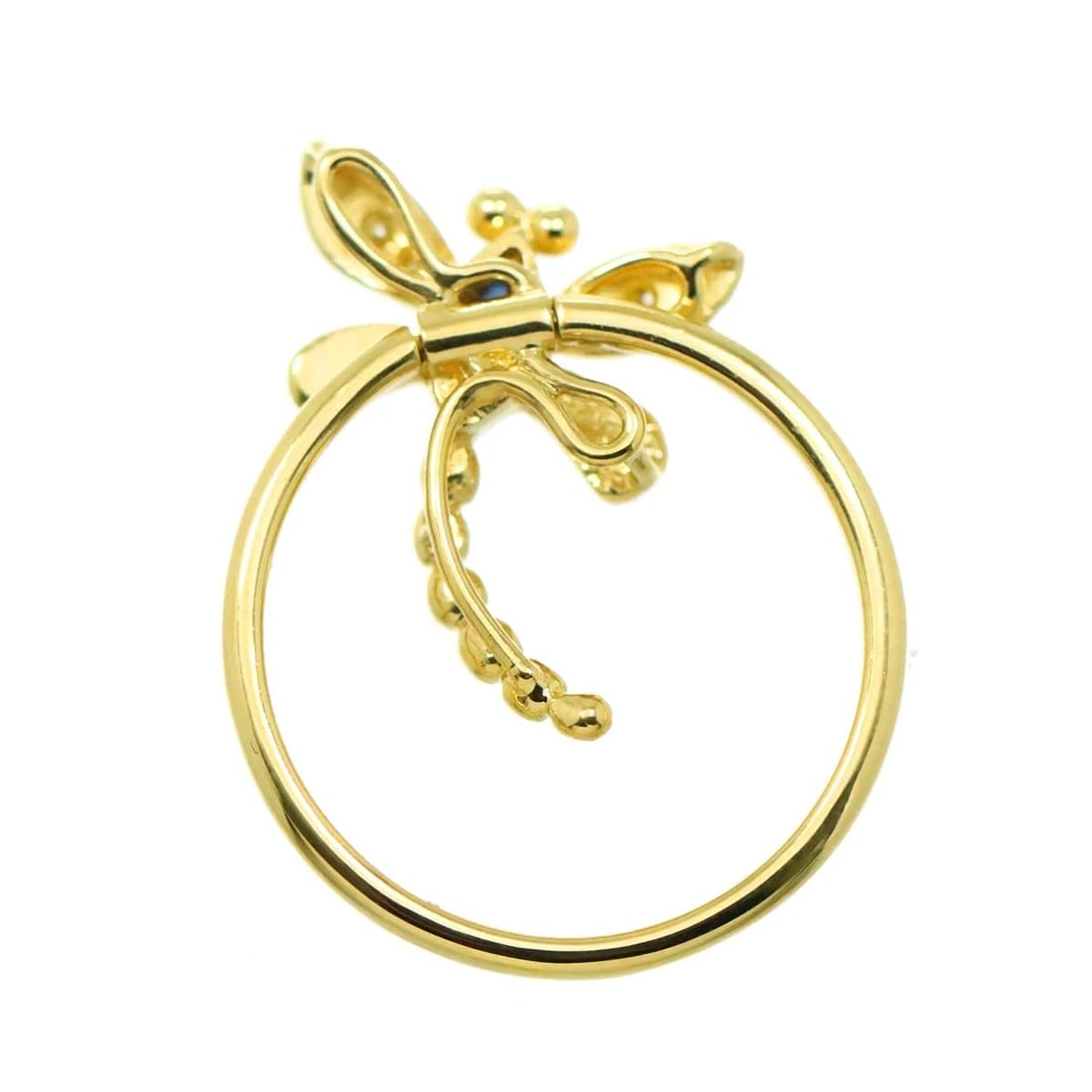 SAPPHIRE DIAMOND RING 18K - 6
